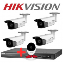 Готовый комплект видеонаблюдения HIKVISION на 4-IP камеры